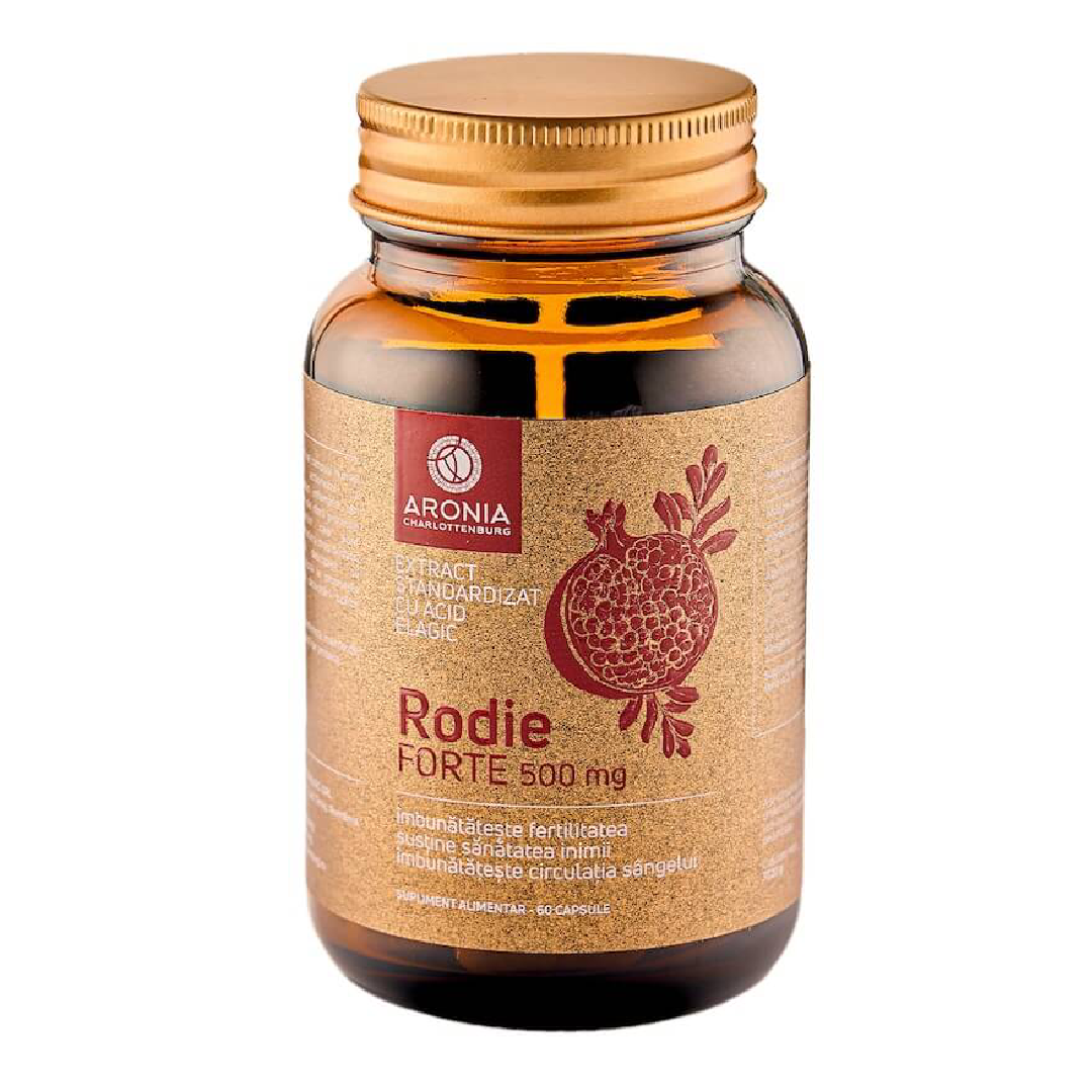 Rodie Forte la 500mg, 60 capsule, Aronia Charlottenburg