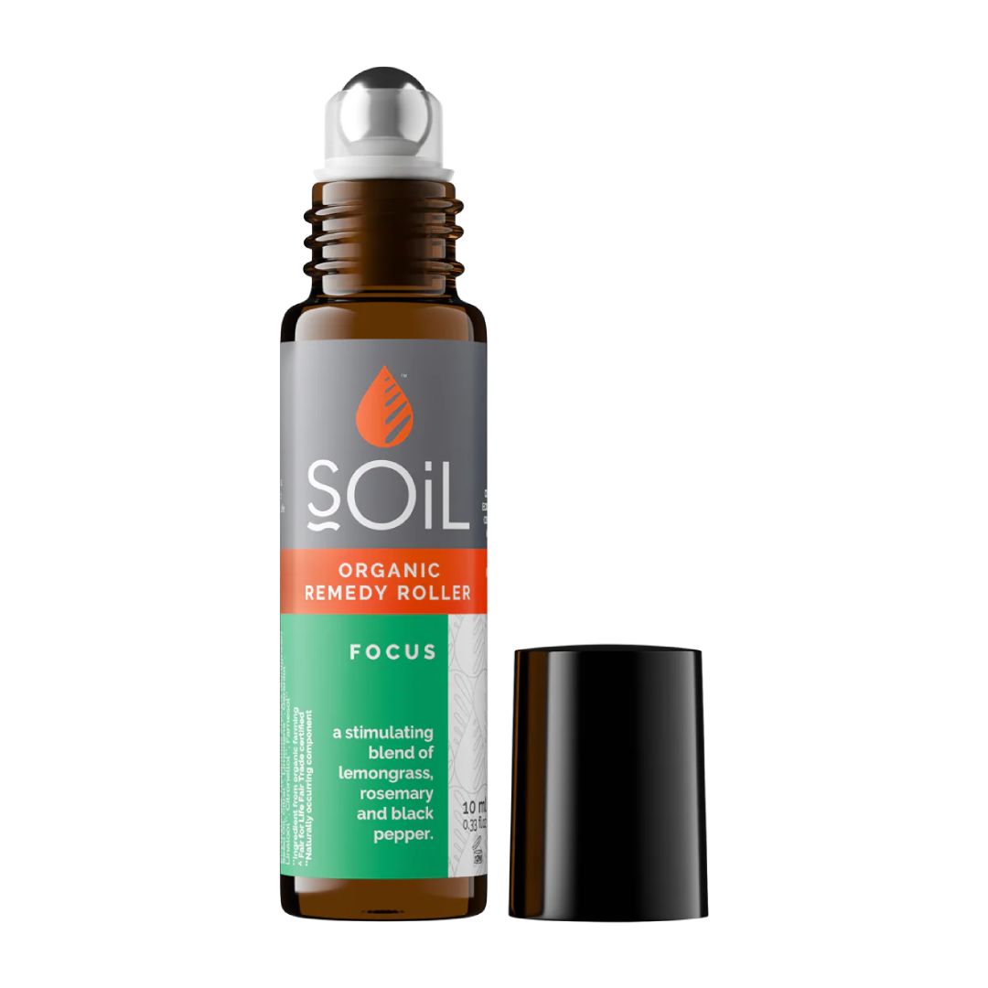 Roll-on cu uleiuri esentiale, Focus, 10ml, SOiL