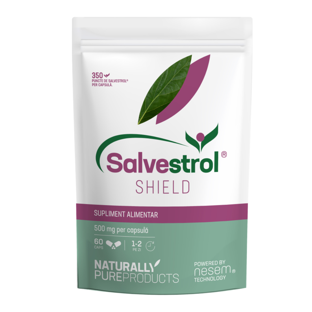 Salvestrol Shield, 500 mg, 60 capsule, Naturally Pure