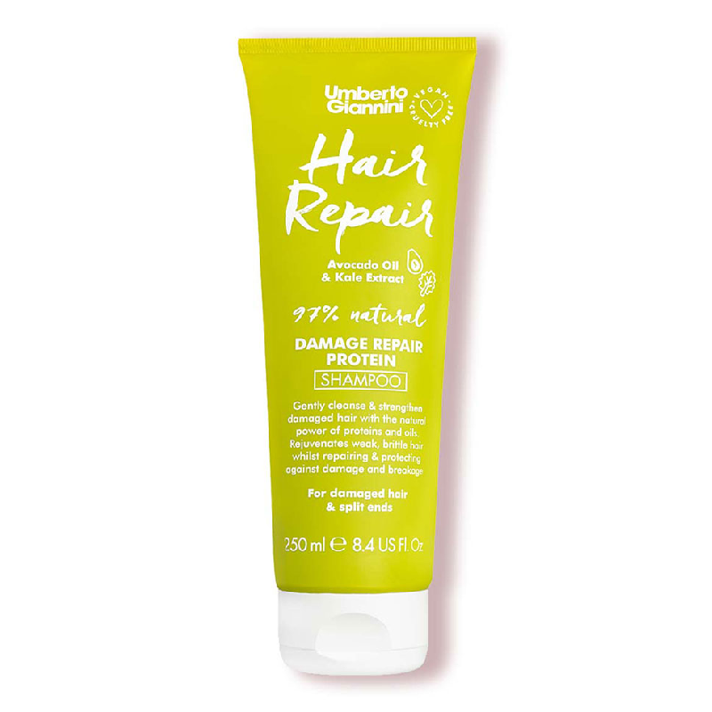 Sampon reparator cu ulei de avocado si extract de kale, Hair Repair, 250 ml, Umberto Giannini