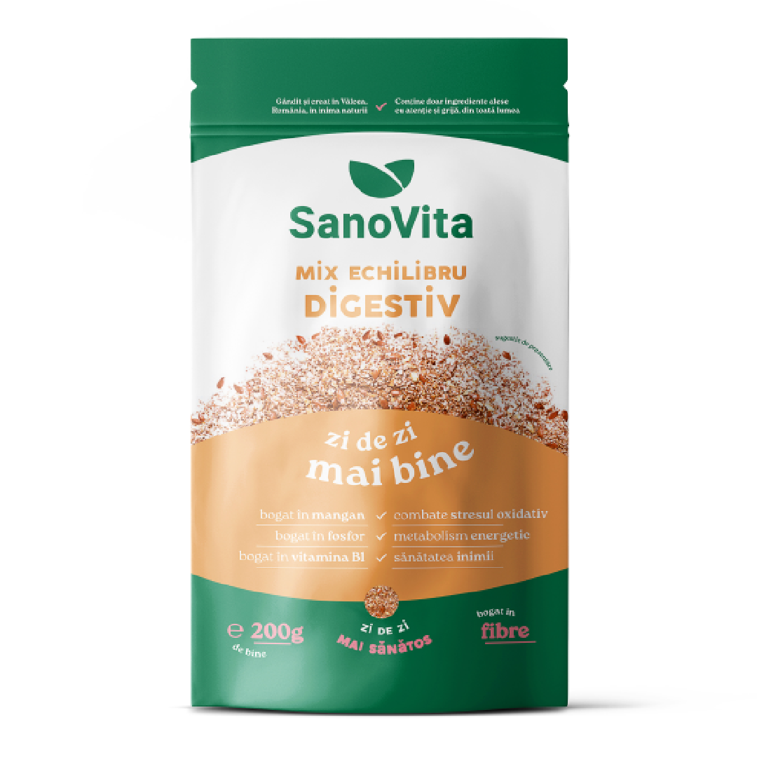 Fibre Tranzit, punga cu zipper, 200 g, Sanovita