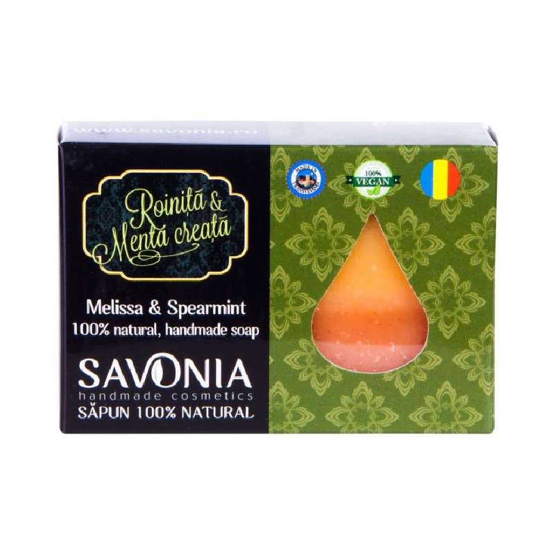 Sapun Natural Roinita si Menta Creata, 90g, Savonia