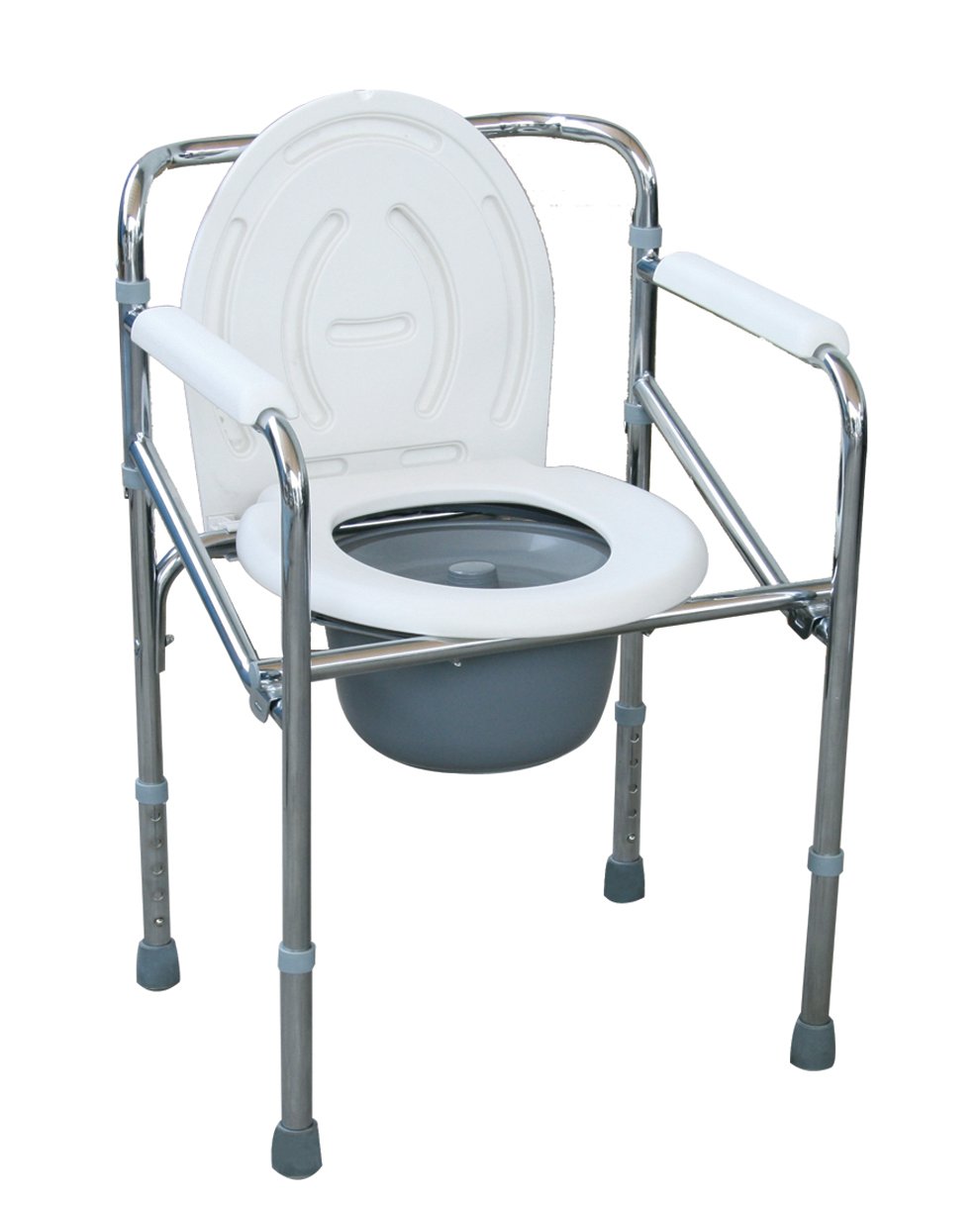 scaun cu toaleta de camera pliabil reglabil Scaun cu toaleta pliabil