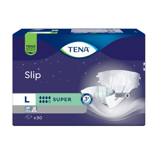 Scutece pentru adulti Slip Super, large, 30 bucati, Tena