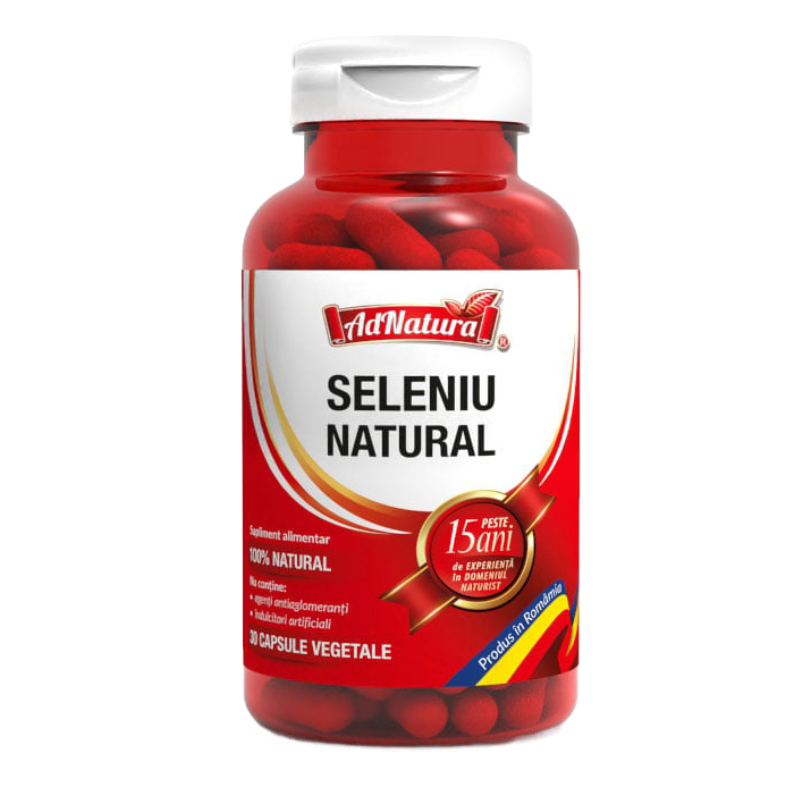 Seleniu Natural, 30 capsule, AdNatura