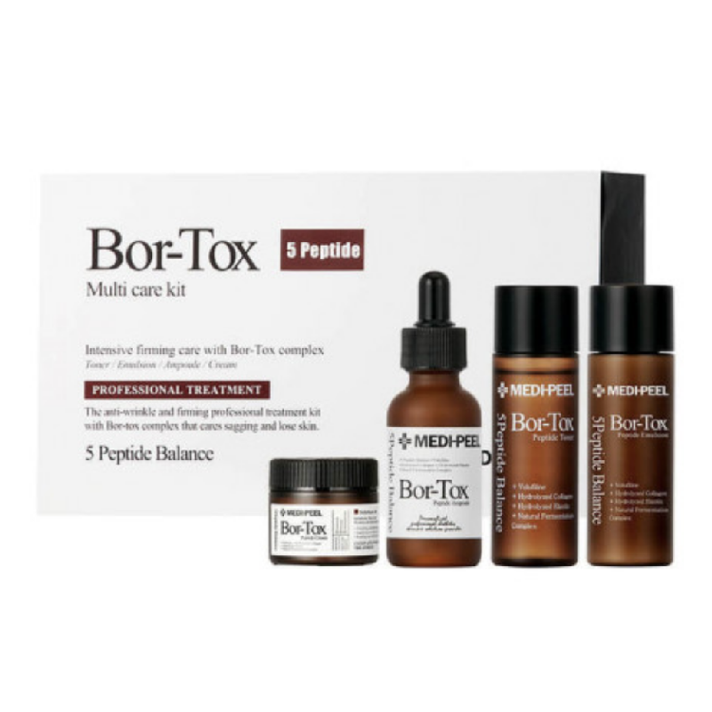 Set anti-age Bor-Tox 5 Peptide Multi Care Kit, 3*30ml, 1*50g, Medi-Peel