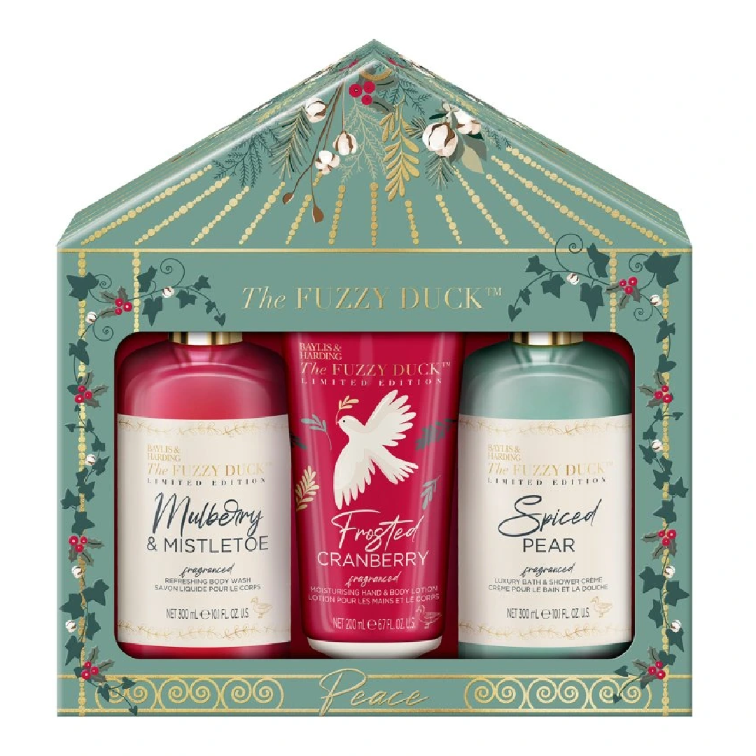 Set de Craciun pentru ingrijirea corpului Winter Wonderland, 3 piese, Baylis & Harding