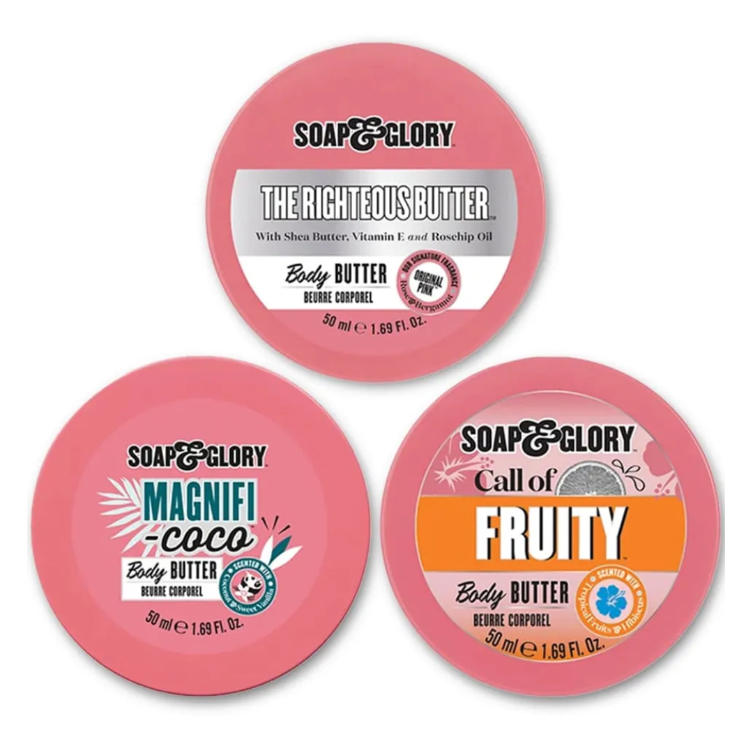 Set de ingrijire a corpului The Ultimate Smooth, 3*50ml, Soap&Glory