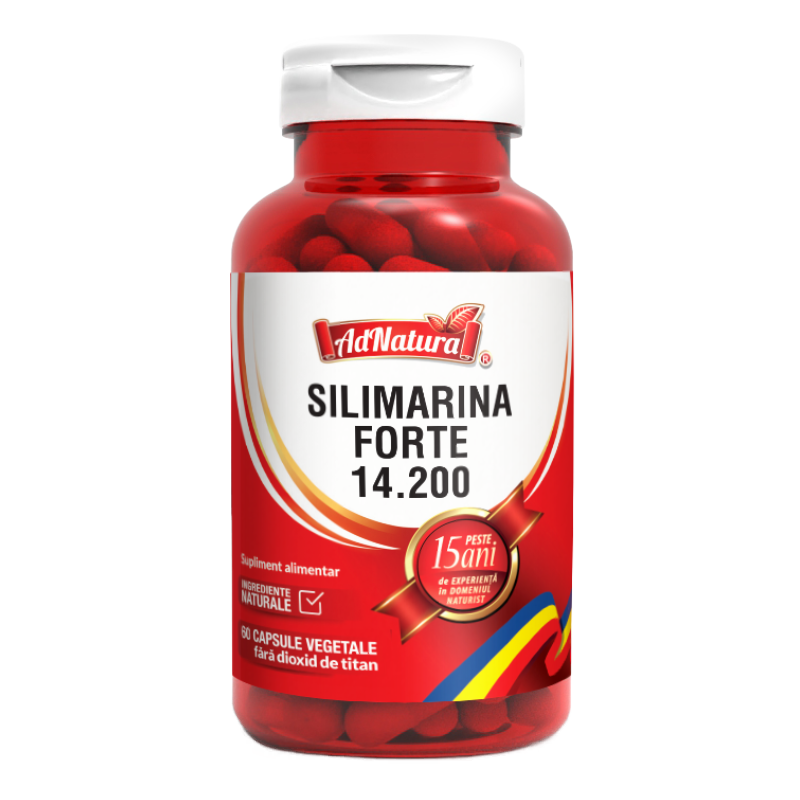 Silimarina Forte, 14.200, 60 capsule, AdNatura