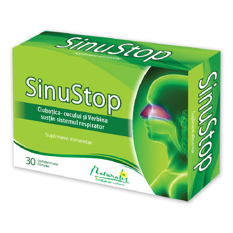 SinuStop, 30 comprimate filmate, Naturalis