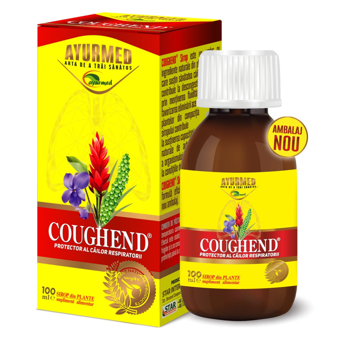 Sirop pentru tuse Coughend, 100ml, Ayurmed