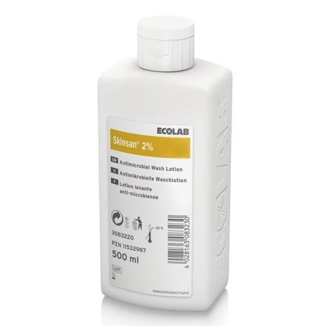 Sapun dezinfectant pentru maini Skinsan 2%, 500ml, Ecolab