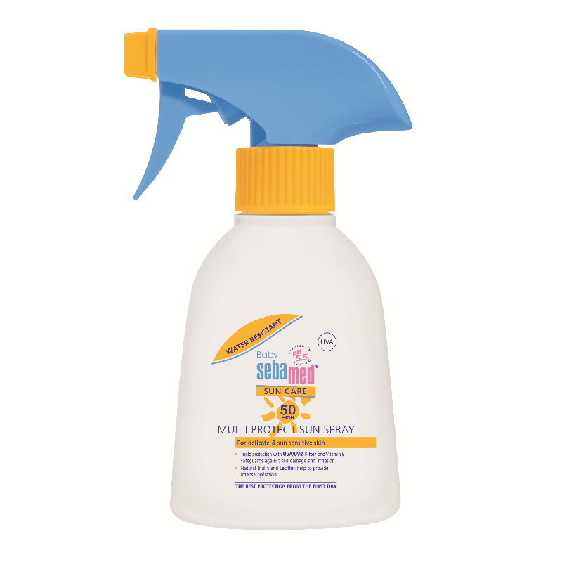 Spray dermatologic cu protectie solara SPF 50 pentru copii Sun Care, 200 ml, Sebamed