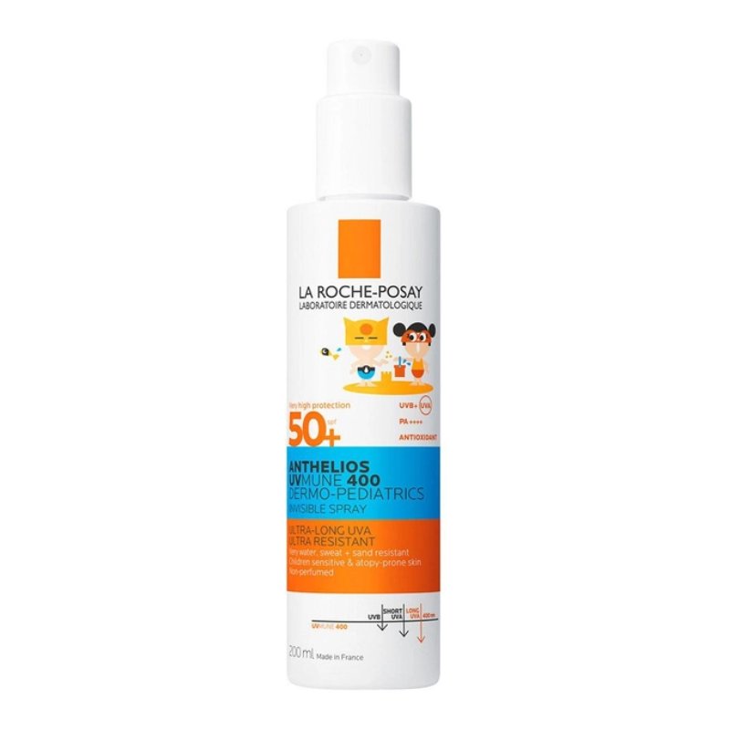 Spray Invizibil Anthelios UVMUNE400 Dermo-Pediatrics, SPF50+, 200ml, La Roche-Posay