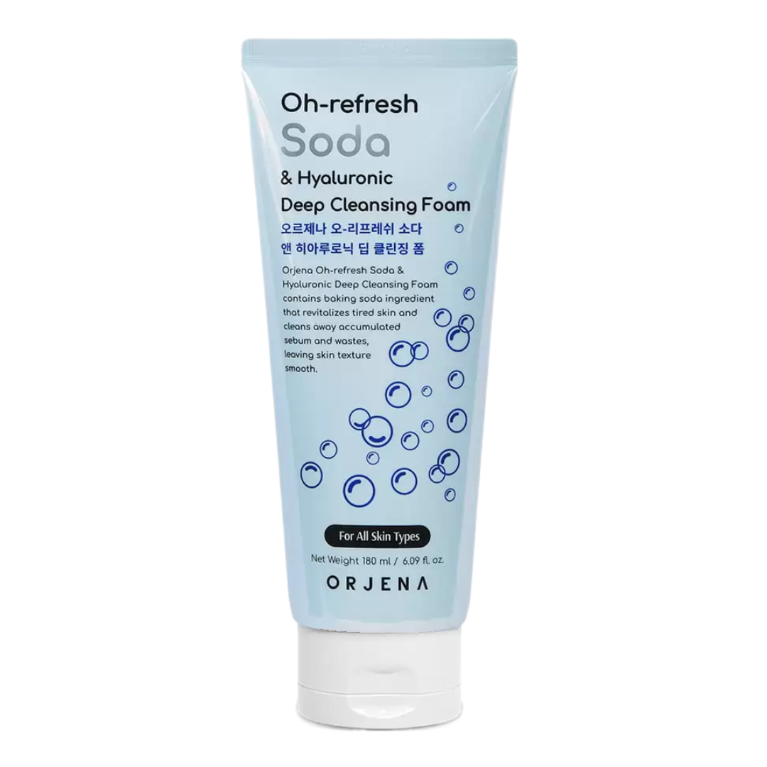 Spuma curatare Oh-Refresh Soda&Hyaluronic, 180ml, Orjena