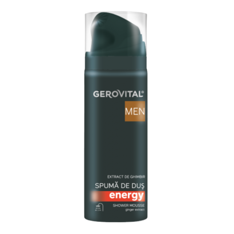 Spuma de dus Energy, 200 ml, Gerovital Men