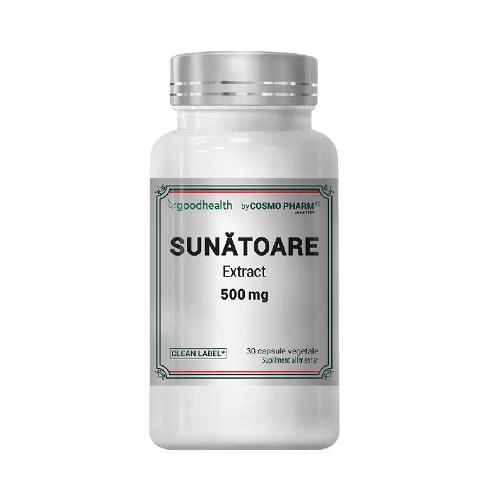 Sunatoare Extract, 500 mg, 30 capsule, Cosmo Pharm