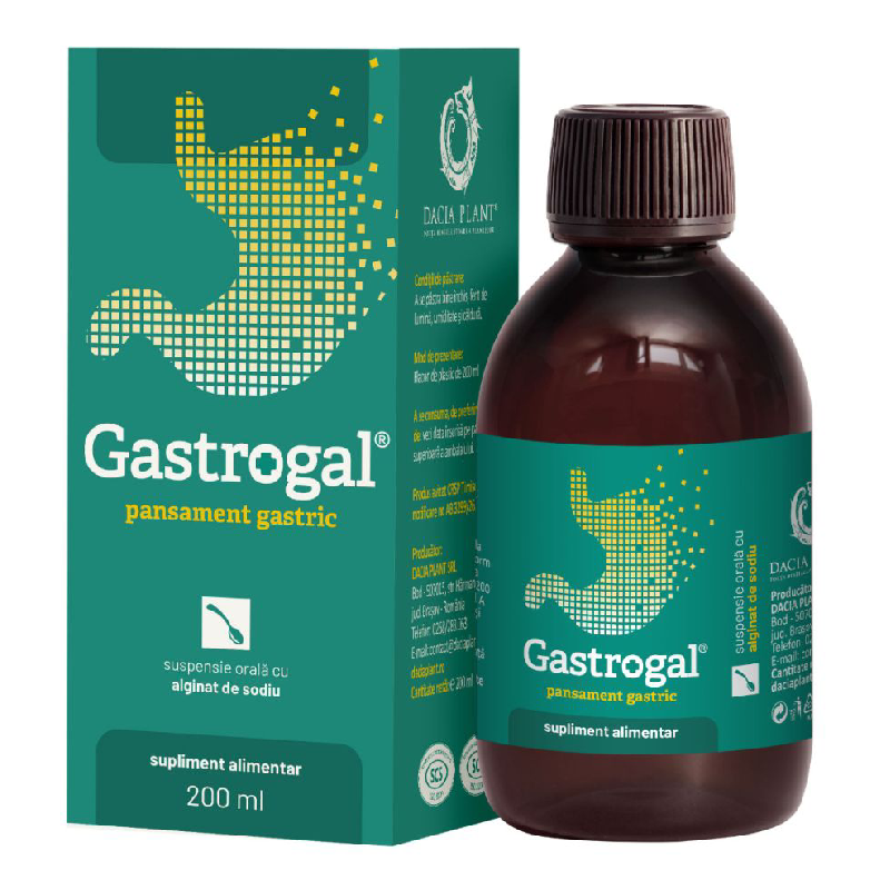 Suspensie orala Gastrogal, 200 ml, Dacia Plant