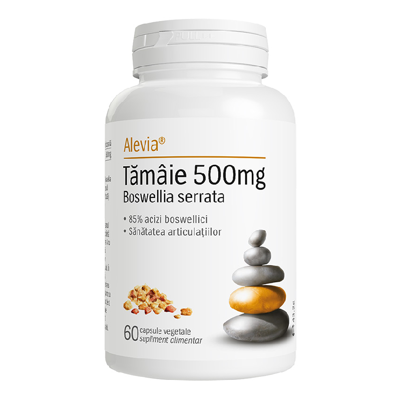 Tamaie 500 mg Boswellia serrata, 60 capsule vegetale, Alevia