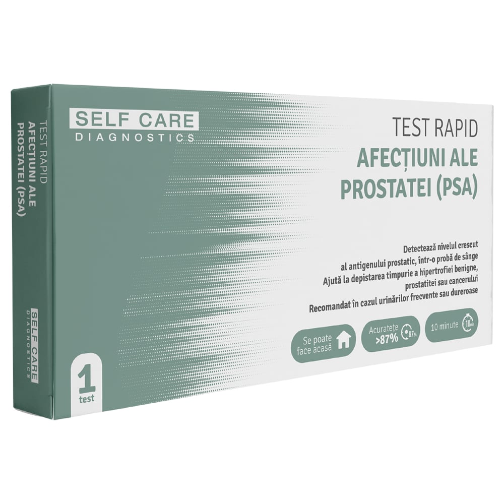 Test rapid afectiuni ale prostatei (PSA), 1 bucata, Self Care