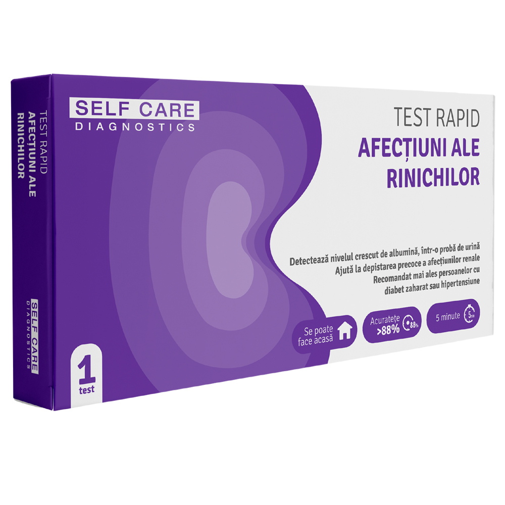 Test rapid afectiuni ale rinichilor, 1 bucata, Self Care