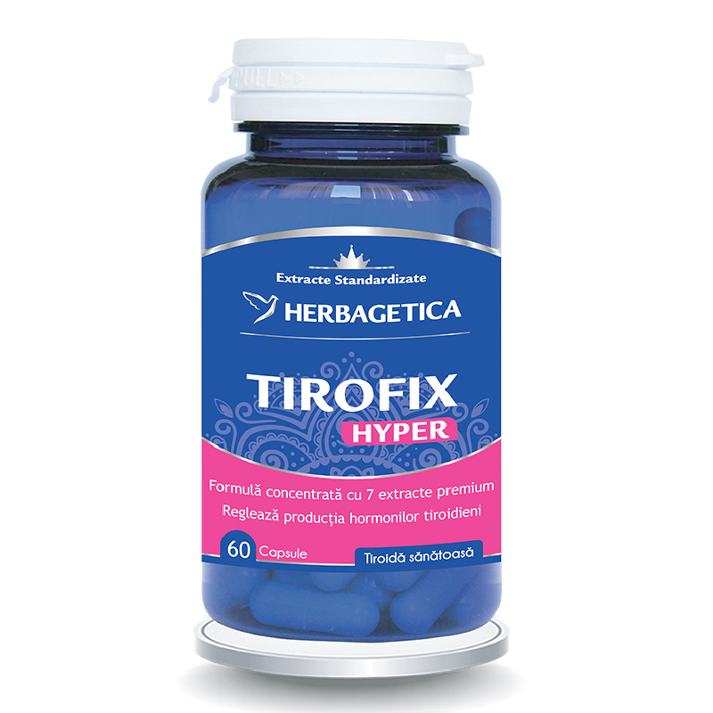 Tirofix Hyper, 60 capsule, Herbagetica