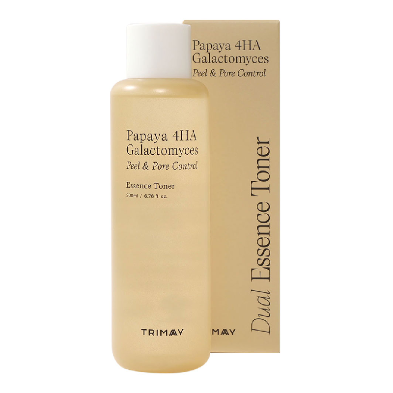 Toner exfoliant, Papaya 4HA Galactomyces Peel & Pore Control, 200 ml, Trimay