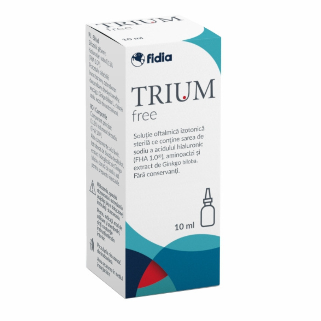 Trium Free, solutie oftalmica, 10ml, Fidia Farmaceutici