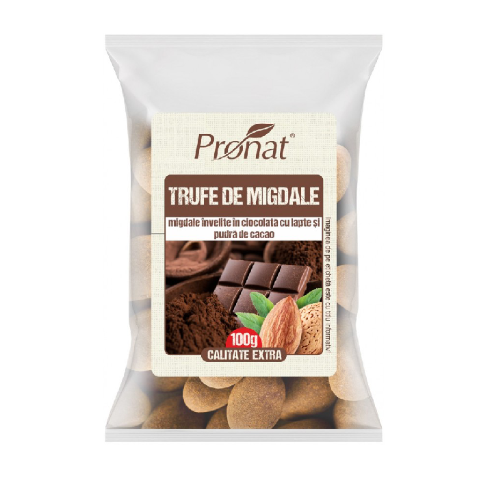 Trufe de migdale, 100g, Pronat