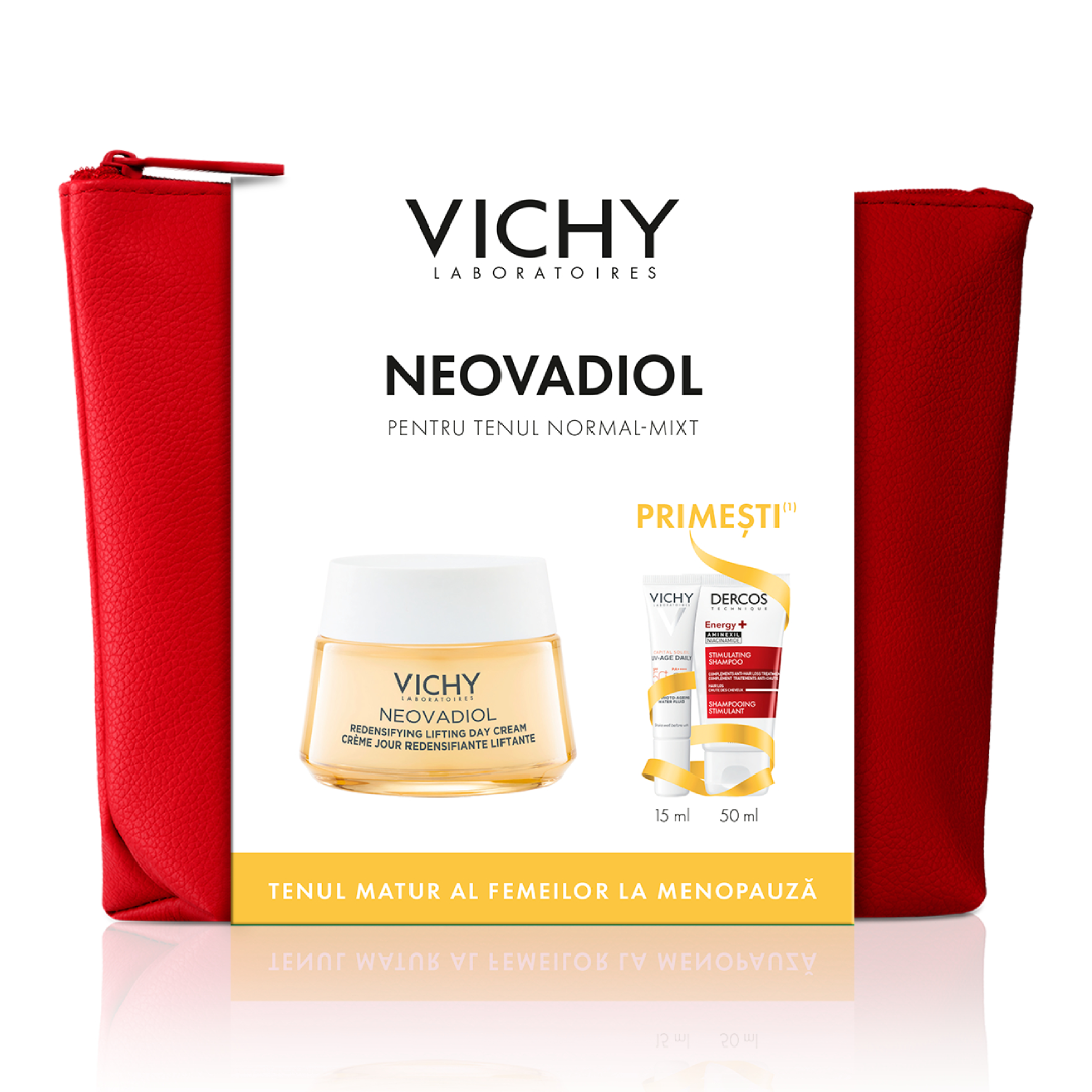 Trusă Neovadiol Menopause Cremă de zi cu efect de redensificare și reumplere 50ml, Vichy