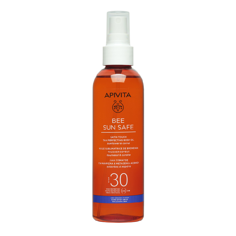 Ulei bronzant SPF30 Bee Sun Safe, 200 ml, Apivita