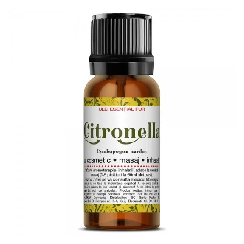 Ulei esential de Citronella, 10ml, Steaua Divina