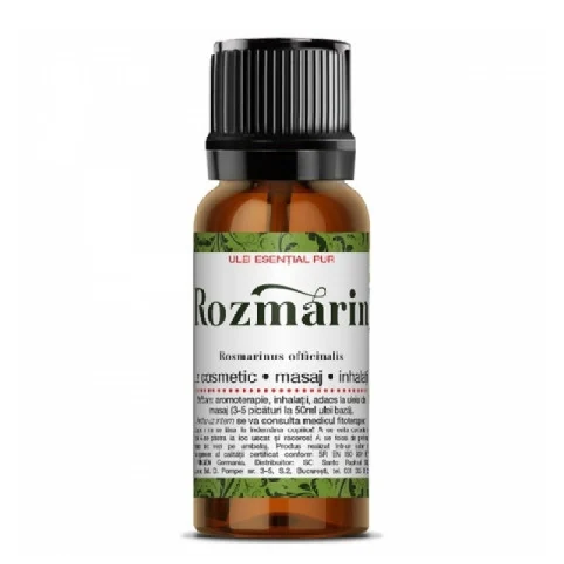 Ulei esential de Rozmarin, 10 ml, Steaua Divina