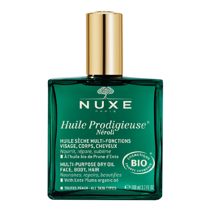 Ulei uscat multifunctional BIO Huile Prodigieuse Neroli, 100 ml, Nuxe