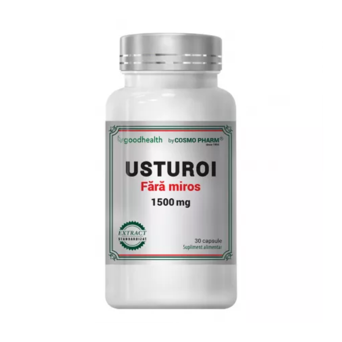 Usturoi fara miros, 1500 mg, 30 coprimate, Cosmo Pharm