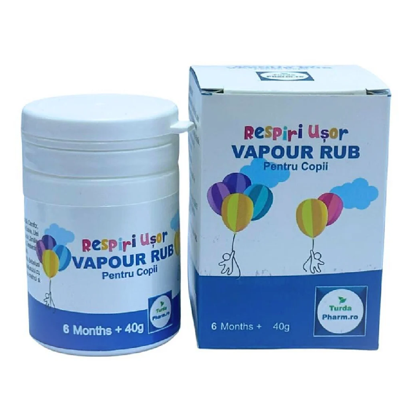 Vapour Rub pentru copii 6+ luni (respiri usor), 40g