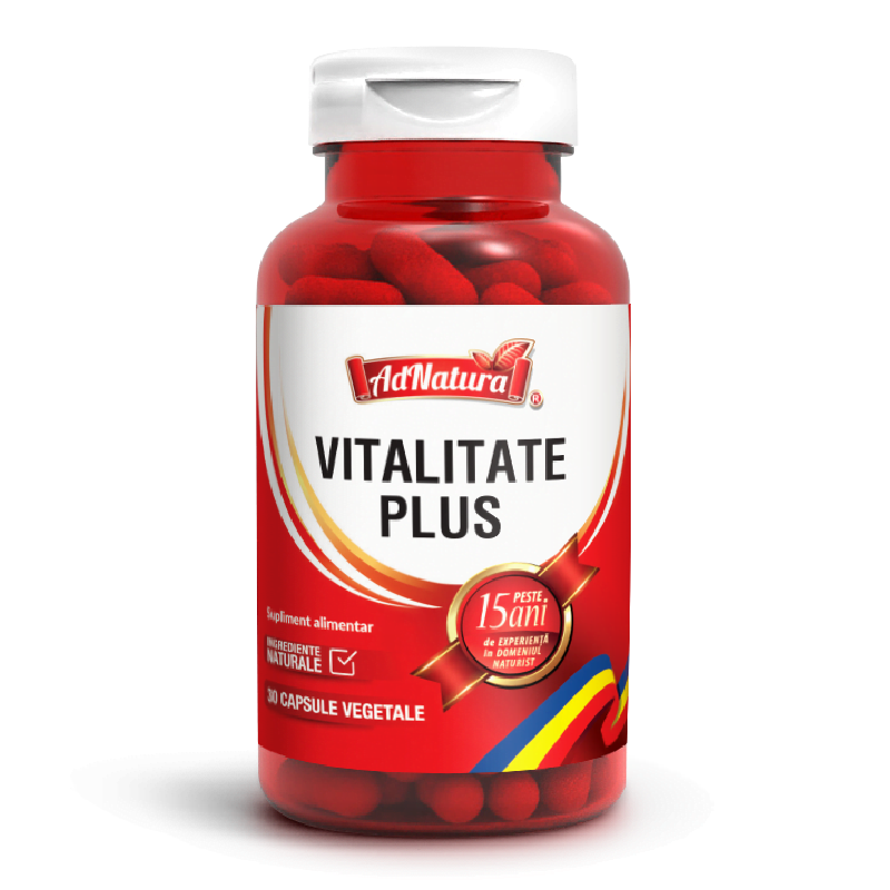 Vitalitate Plus, 60 capsule, AdNatura