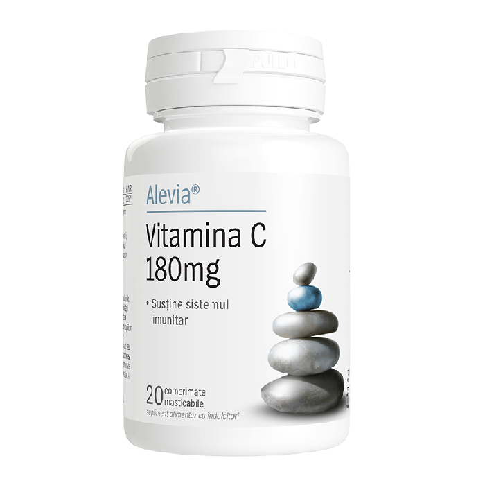 Vitamina C 180mg, 20 comprimate, Alevia