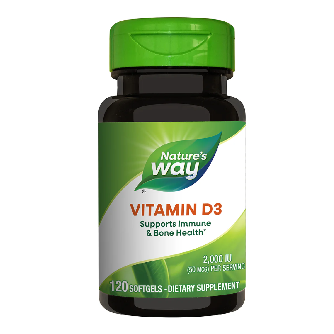 Vitamina D3 2000 UI Nature\'s Way, 120 capsule, Secom