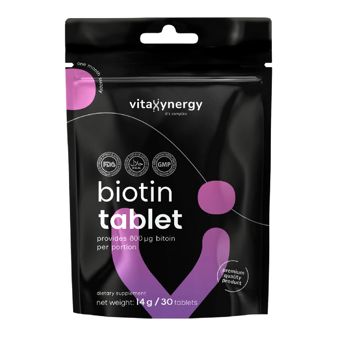 Biotina 800mcg, 30 tablete, Vitaxynergy