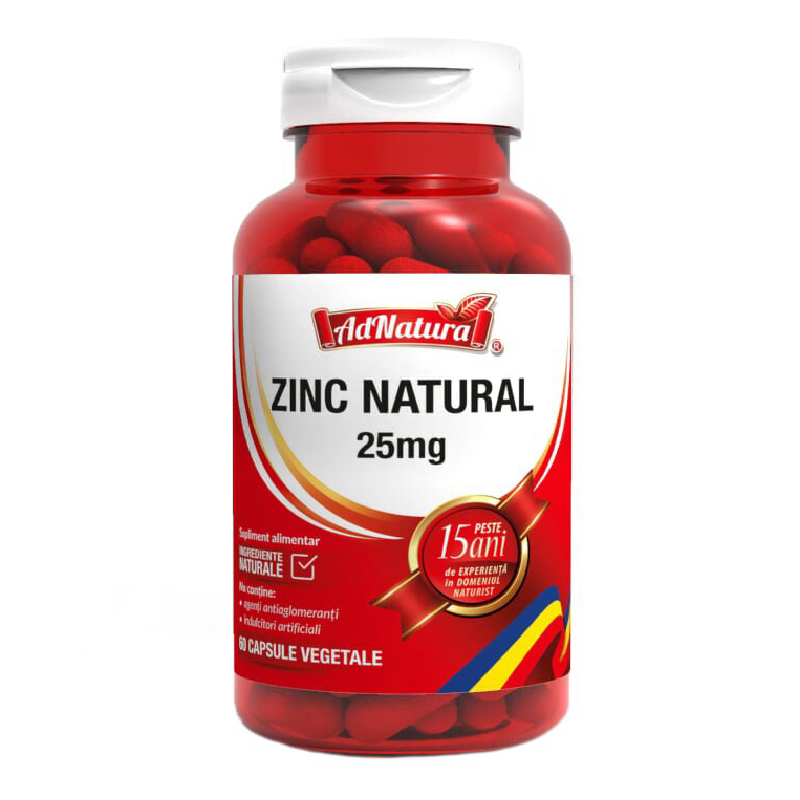 Zinc Natural, 60 capsule, AdNatura